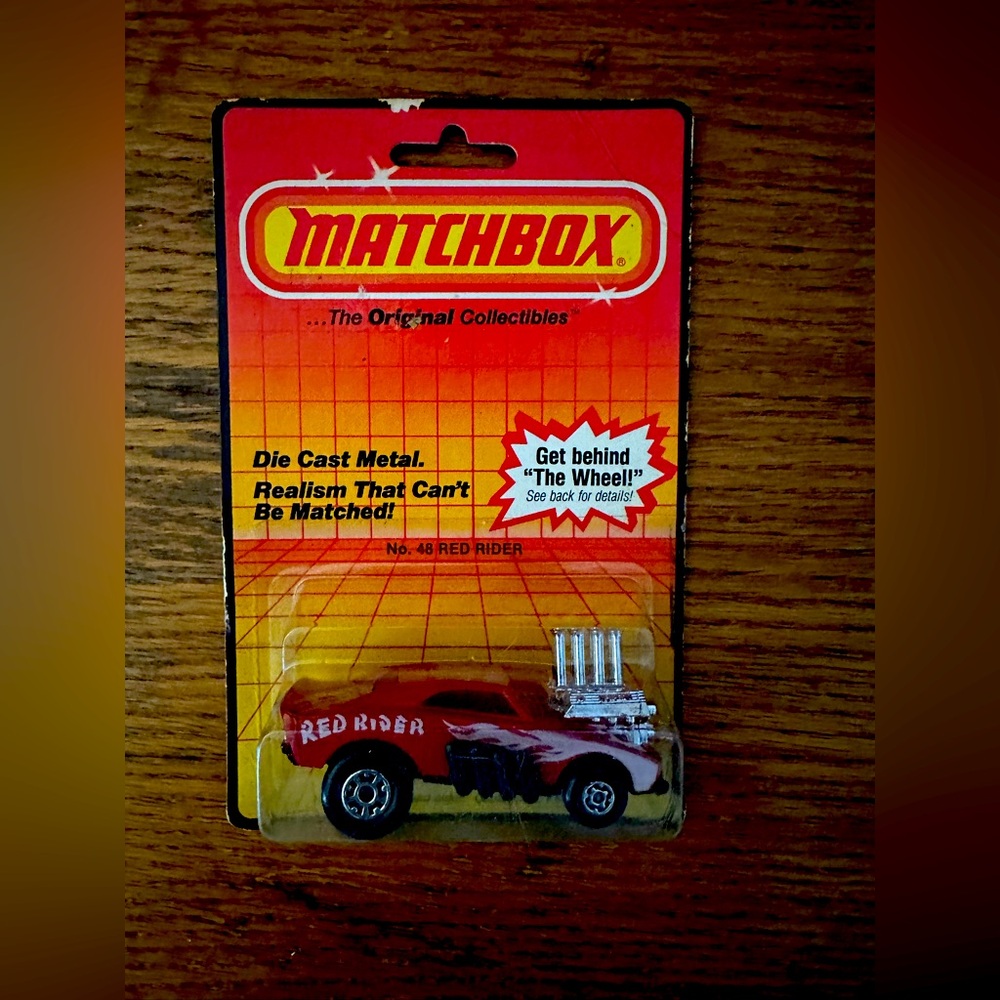Matchbox die cast metal Red Rider vintage new in box